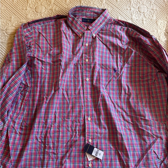 Ralph Lauren Multicolor Plaid Shirt 3XLT - Picture 1 of 3